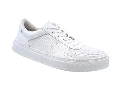 Foto 1 | Sneaker Casual De Piel Para Hombre Triples Olten 36057 Blanco
