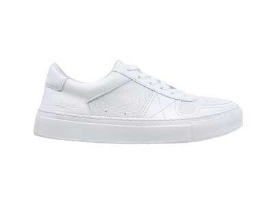 Foto 2 | Sneaker Casual De Piel Para Hombre Triples Olten 36057 Blanco