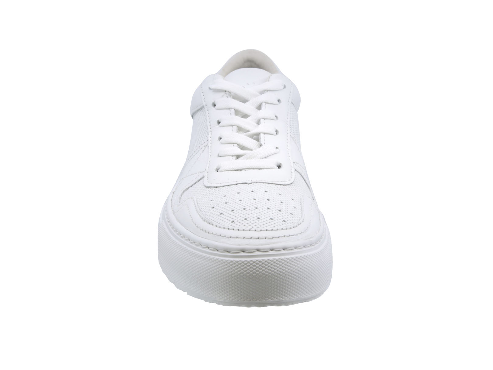 Foto 3 | Sneaker Casual De Piel Para Hombre Triples Olten 36057 Blanco