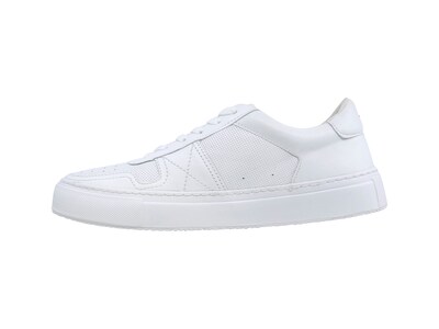 Foto 4 | Sneaker Casual De Piel Para Hombre Triples Olten 36057 Blanco
