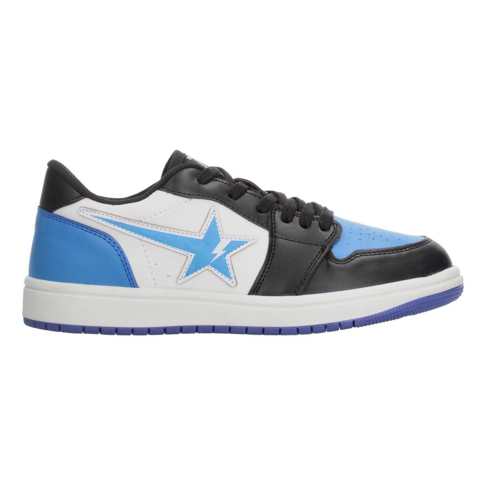 Foto 2 pulgar | Tenis Vavito Azul Negro Blanco Original Sneakers Casual Ligero Niño Urbano Negro