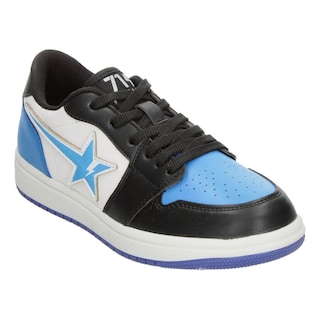 Foto 4 | Tenis Vavito Azul Negro Blanco Original Sneakers Casual Ligero Niño Urbano Negro