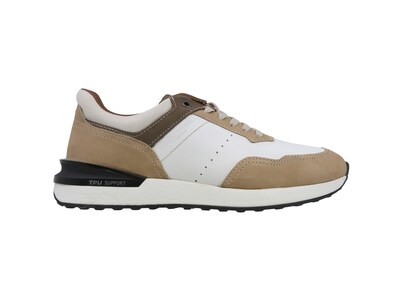 Foto 2 | Sneaker Casual De Piel Para Hombre Triples Renens 36058 Tabaco