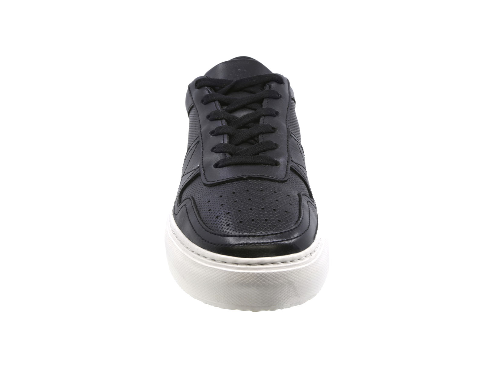 Foto 4 pulgar | Sneaker Casual De Piel Para Hombre Triples Olten 36057 Negro