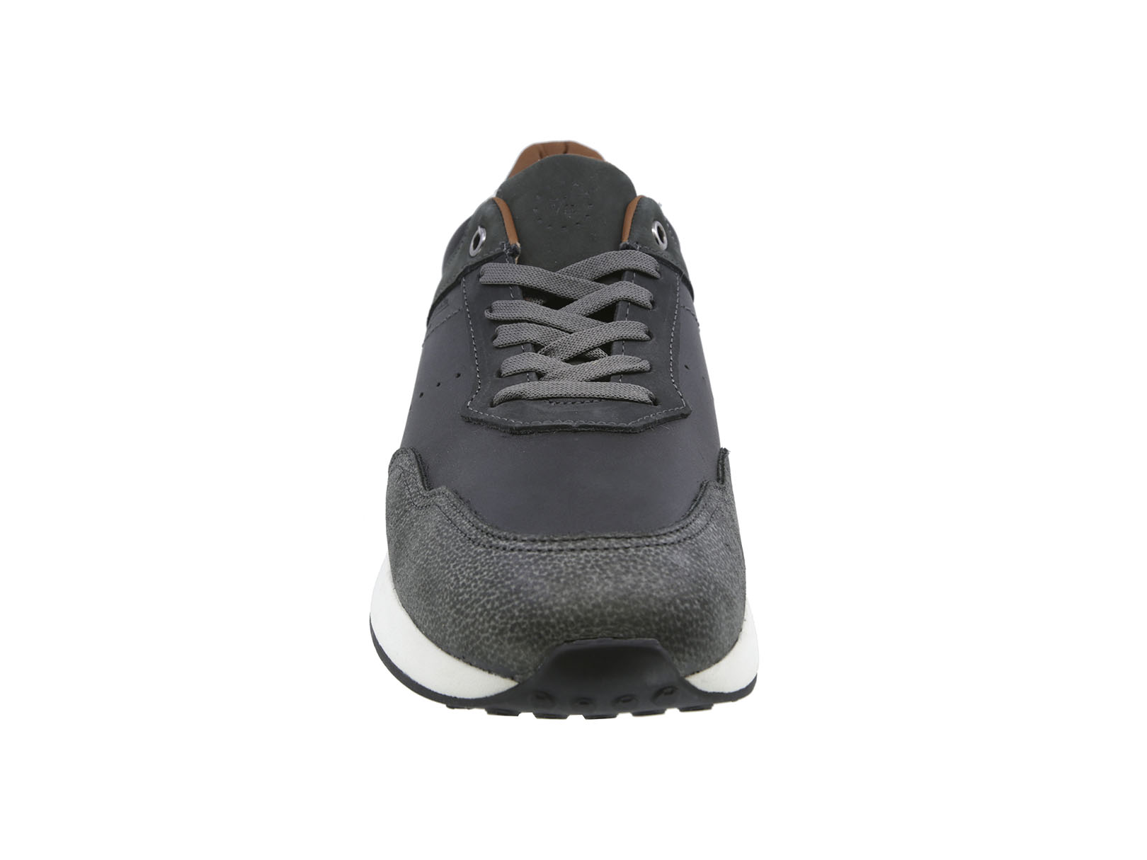Foto 4 pulgar | Sneaker Casual De Piel Para Hombre Triples Renens 36058 Negro