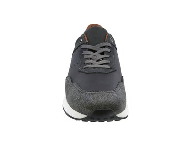 Foto 3 | Sneaker Casual De Piel Para Hombre Triples Renens 36058 Negro