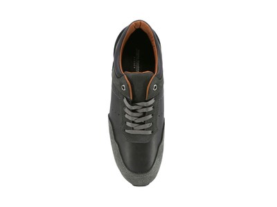 Foto 6 | Sneaker Casual De Piel Para Hombre Triples Renens 36058 Negro
