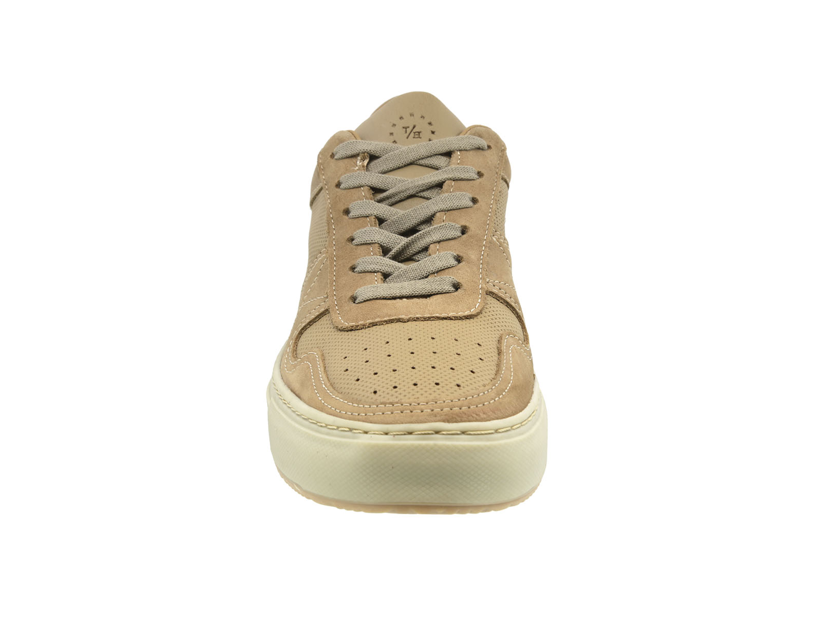 Foto 4 pulgar | Sneaker Casual De Piel Triples Para Hombre Olten 36057 Beige