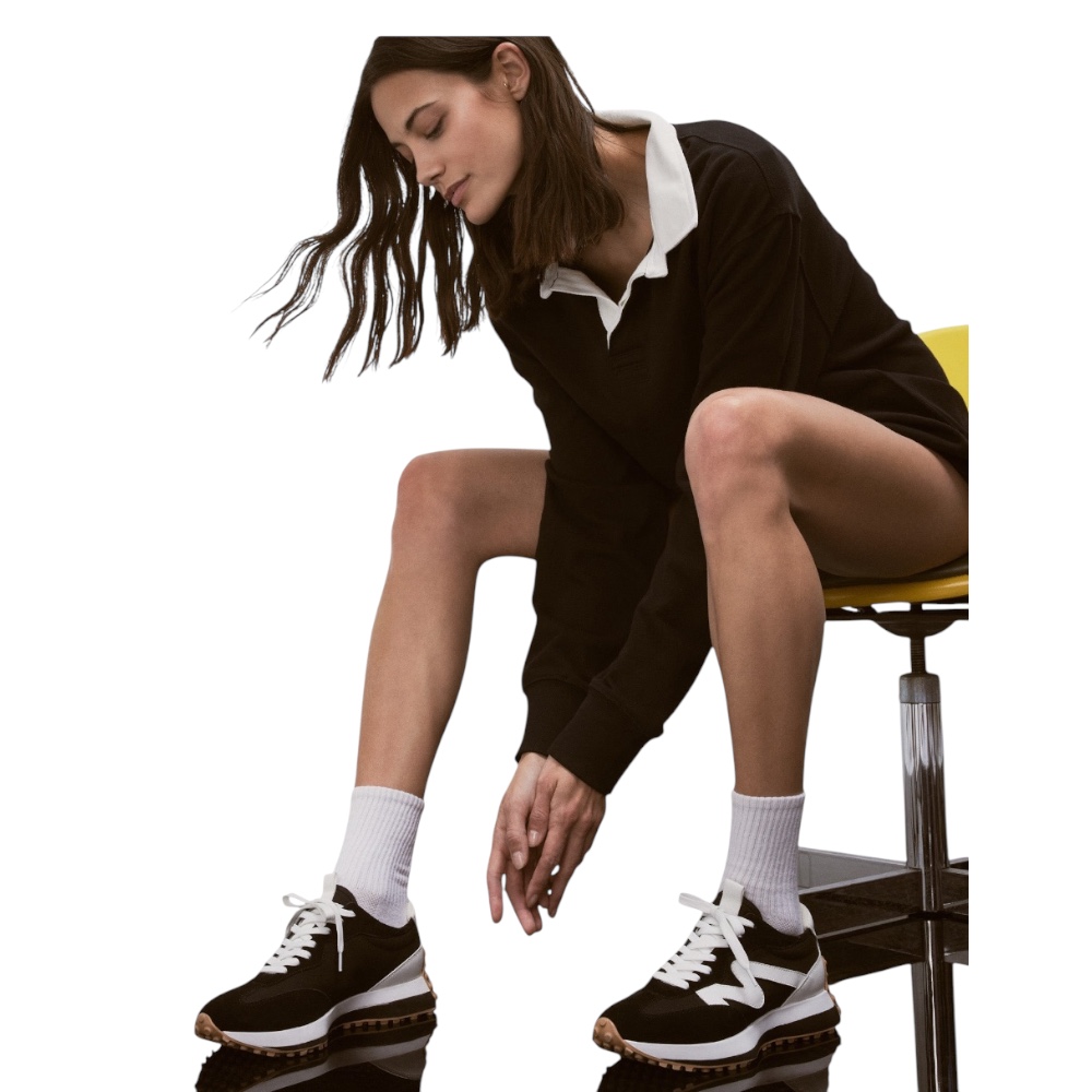 Foto 2 | Tenis Steve Madden Campo Negros para Mujer