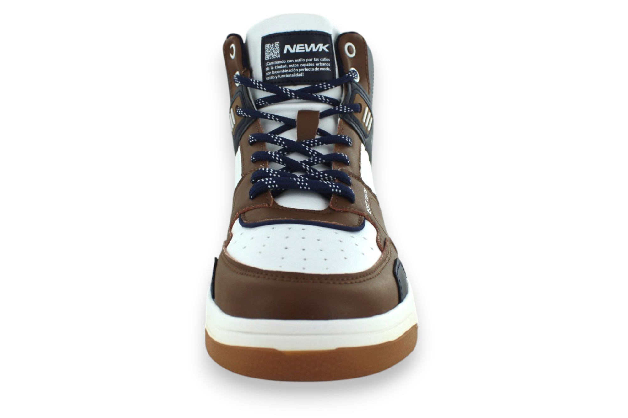 Foto 4 | Tenis Casual Café Azul Marino Hombre 25bosse Newk