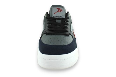 Foto 4 | Tenis Casual Azul Marino Gris Hombre Belt Newk
