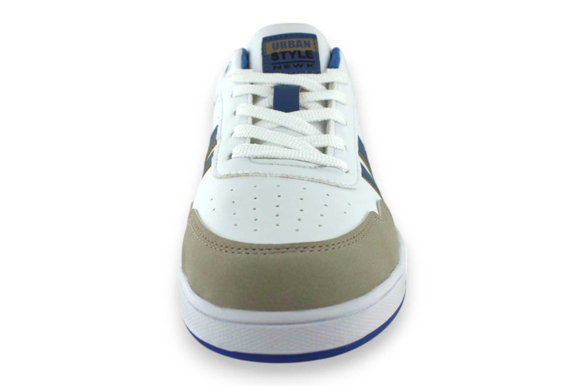 Foto 4 | Tenis Casual Blanco Azul Hombre Concluso Newk