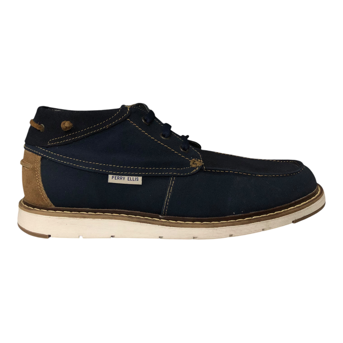 Foto 1 | Zapato Marino/café Para Caballero Perry Ellis America