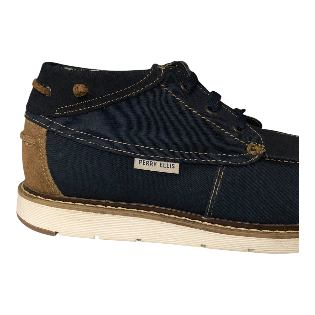 Foto 2 | Zapato Marino/café Para Caballero Perry Ellis America