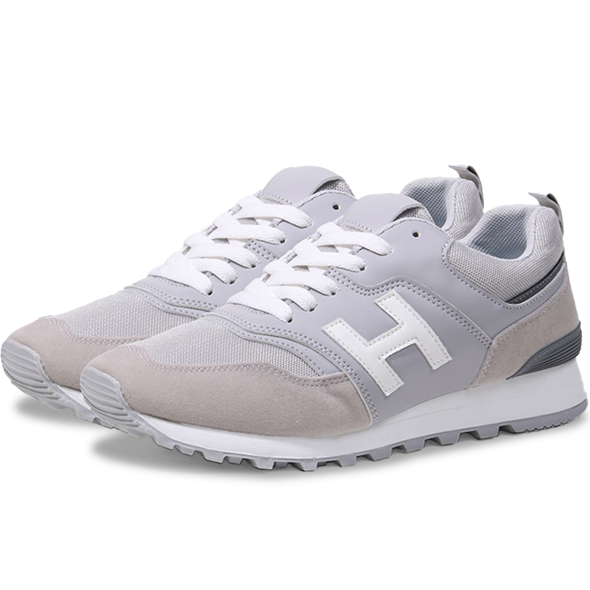Foto 2 pulgar | Tenis Para Hombre Casual Comodos De Moda Gris  7.0