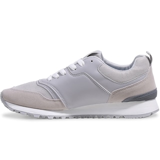 Foto 2 | Tenis Para Hombre Casual Comodos De Moda Gris 7.0