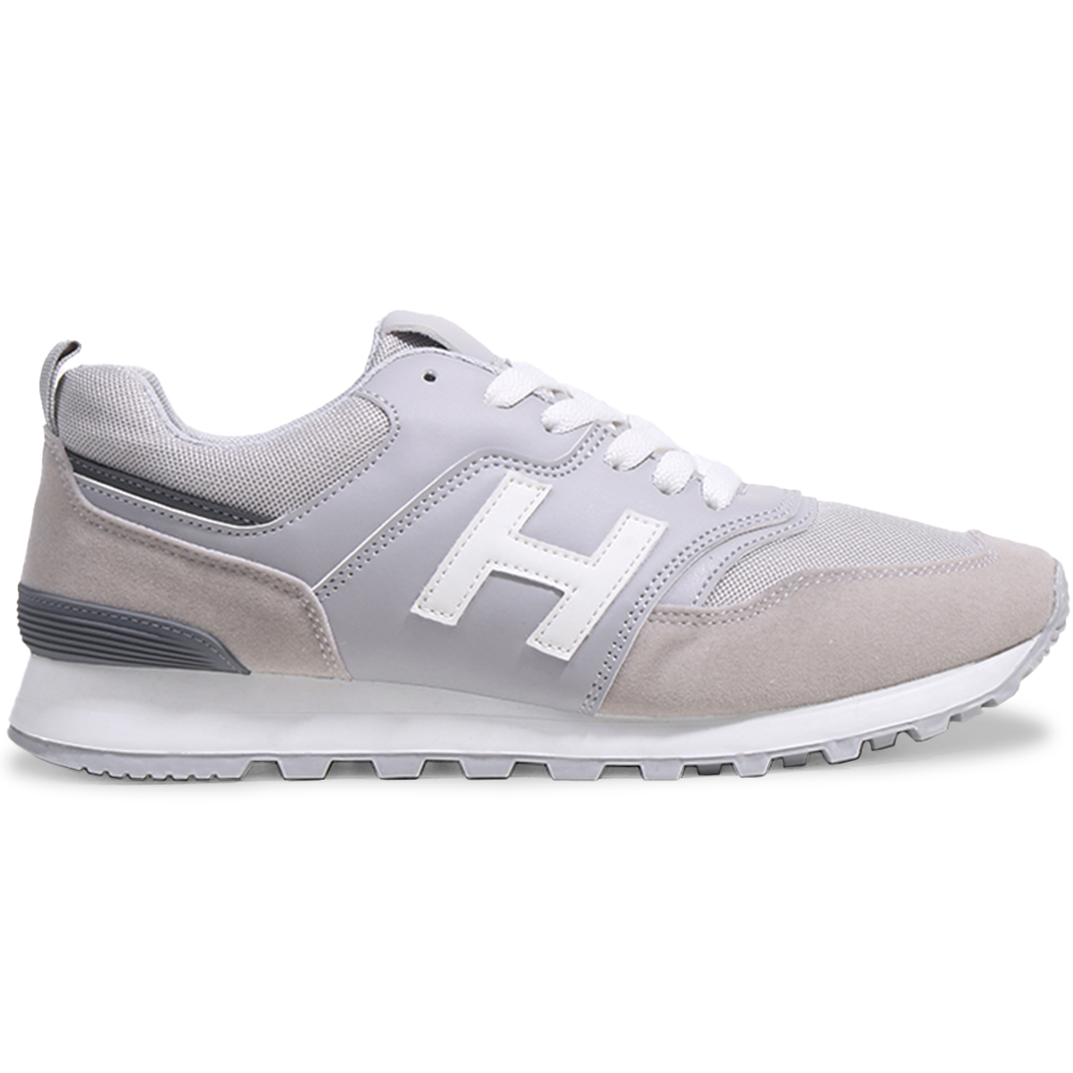 Foto 4 pulgar | Tenis Para Hombre Casual Comodos De Moda Gris  7.0