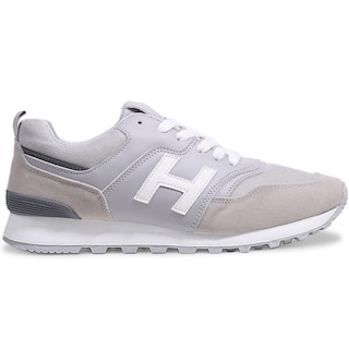 Foto 3 | Tenis Para Hombre Casual Comodos De Moda Gris 7.0