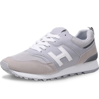 Foto 7 | Tenis Para Hombre Casual Comodos De Moda Gris 7.0