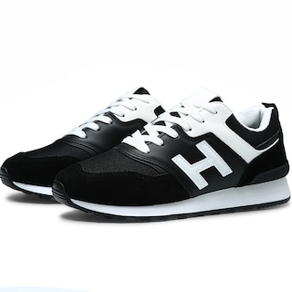 Foto 1 | Tenis Para Hombre Casual Comodos De Moda Negro 8.0