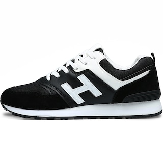 Foto 2 | Tenis Para Hombre Casual Comodos De Moda Negro 8.0