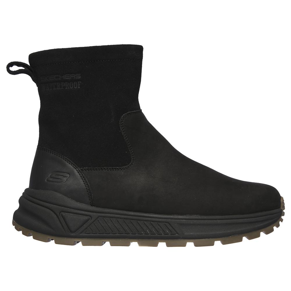 Foto 2 pulgar | Bota Hombre Skechers Waterproof Comodas Negro