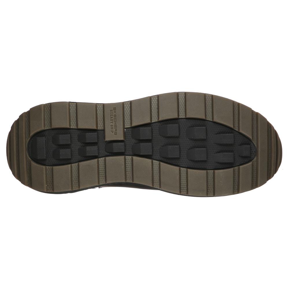 Foto 4 pulgar | Bota Hombre Skechers Waterproof Comodas Negro