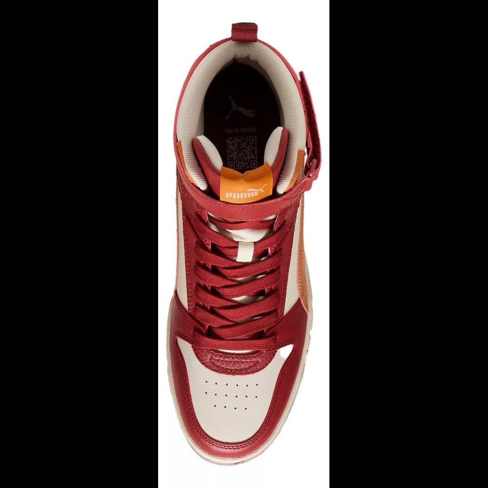 Foto 6 pulgar | Tenis Caballero Puma Tipo Botin Rbd Basketball Rojo