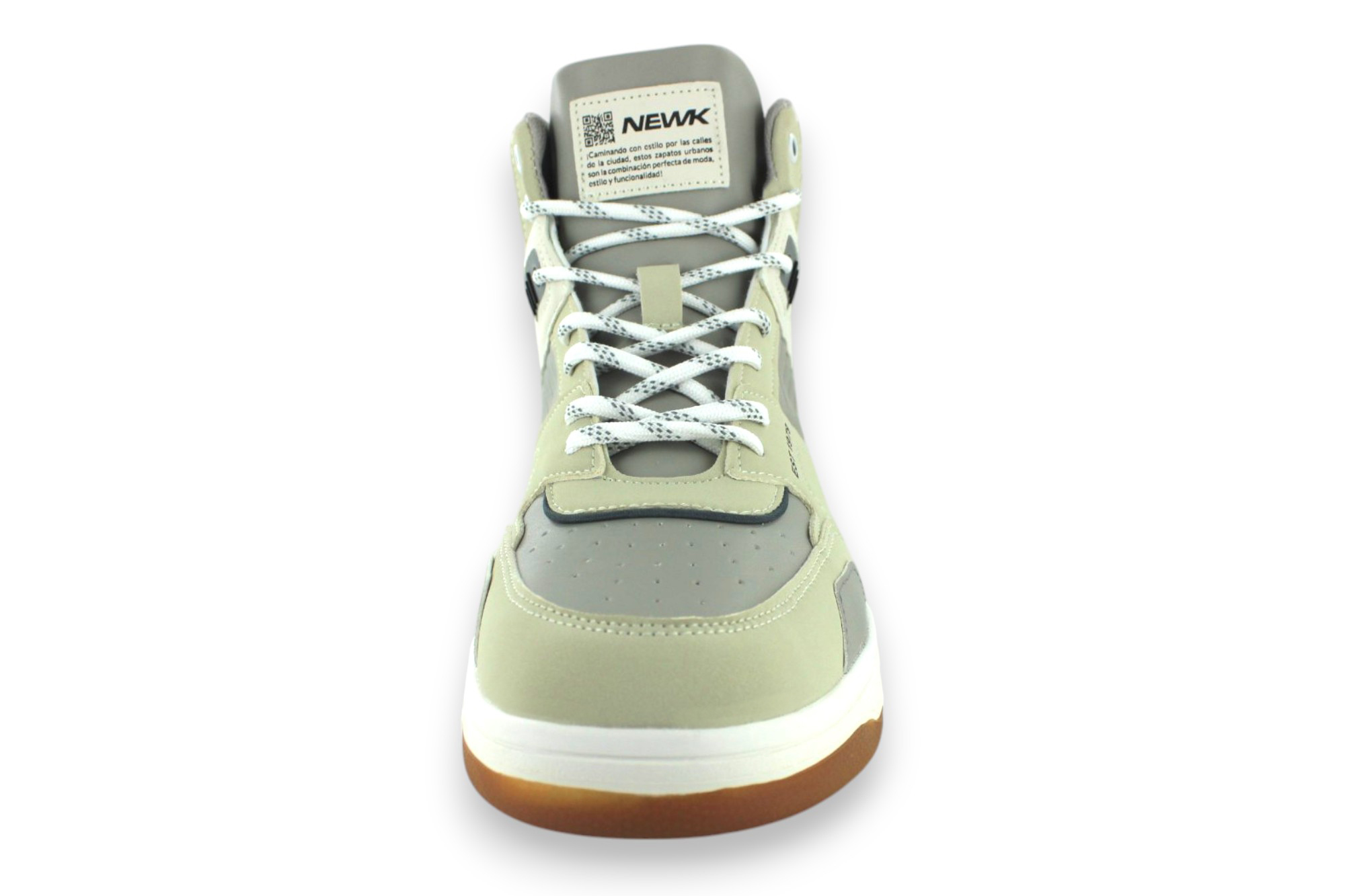Foto 5 pulgar | Tenis Casual Camel Gris Hombre 25bosse Newk