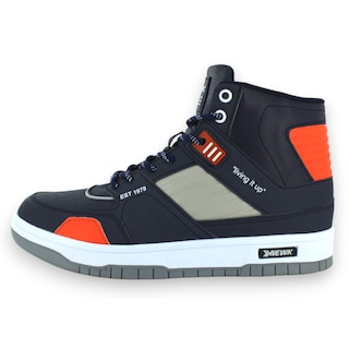 Foto 2 | Tenis Casual Azul Marino Naranja Hombre 25bosse Newk