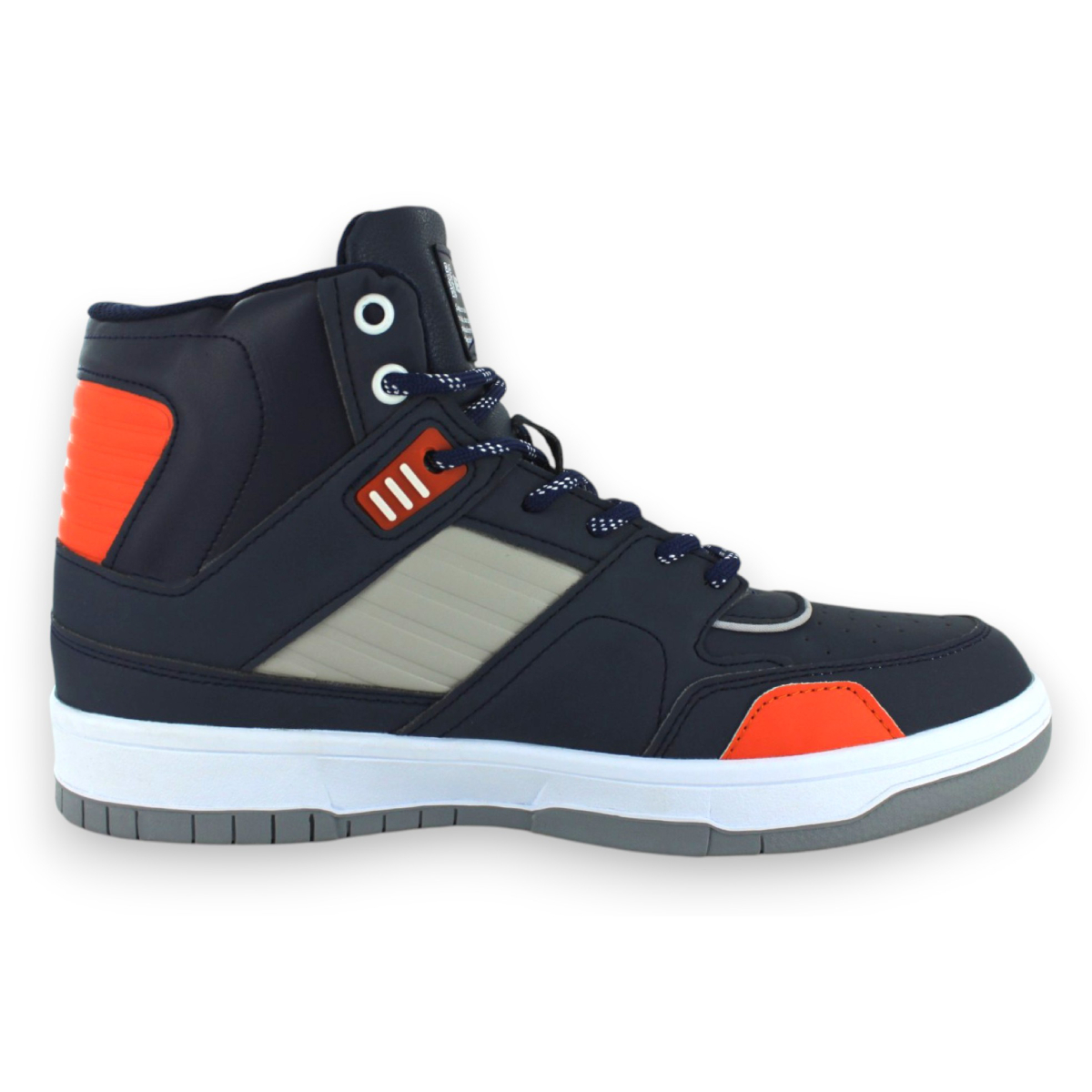 Foto 4 pulgar | Tenis Casual Azul Marino Naranja Hombre 25bosse Newk