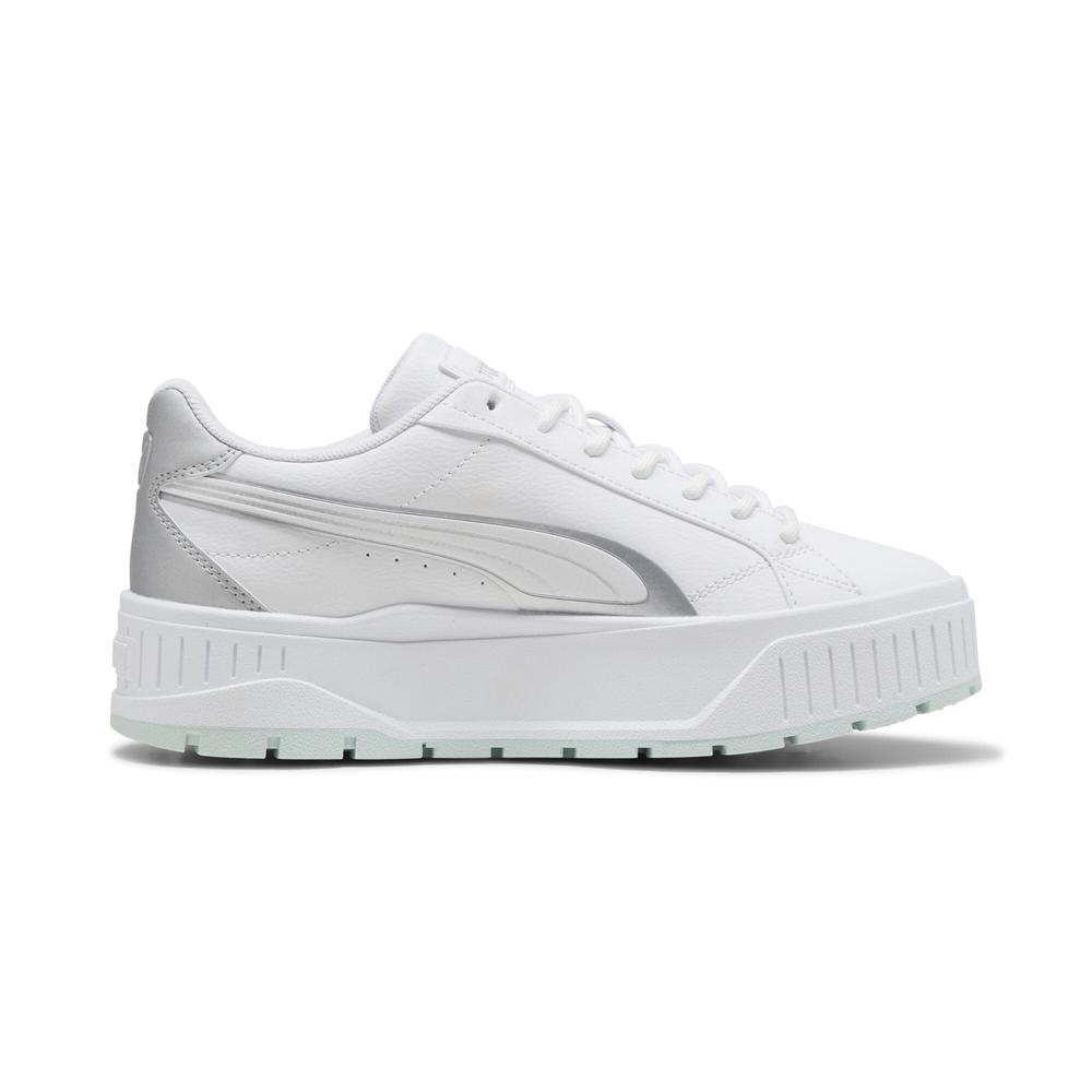 Foto 3 pulgar | Tenis Puma Karmen Ii Aqua Metallics Para Mujer Plateado