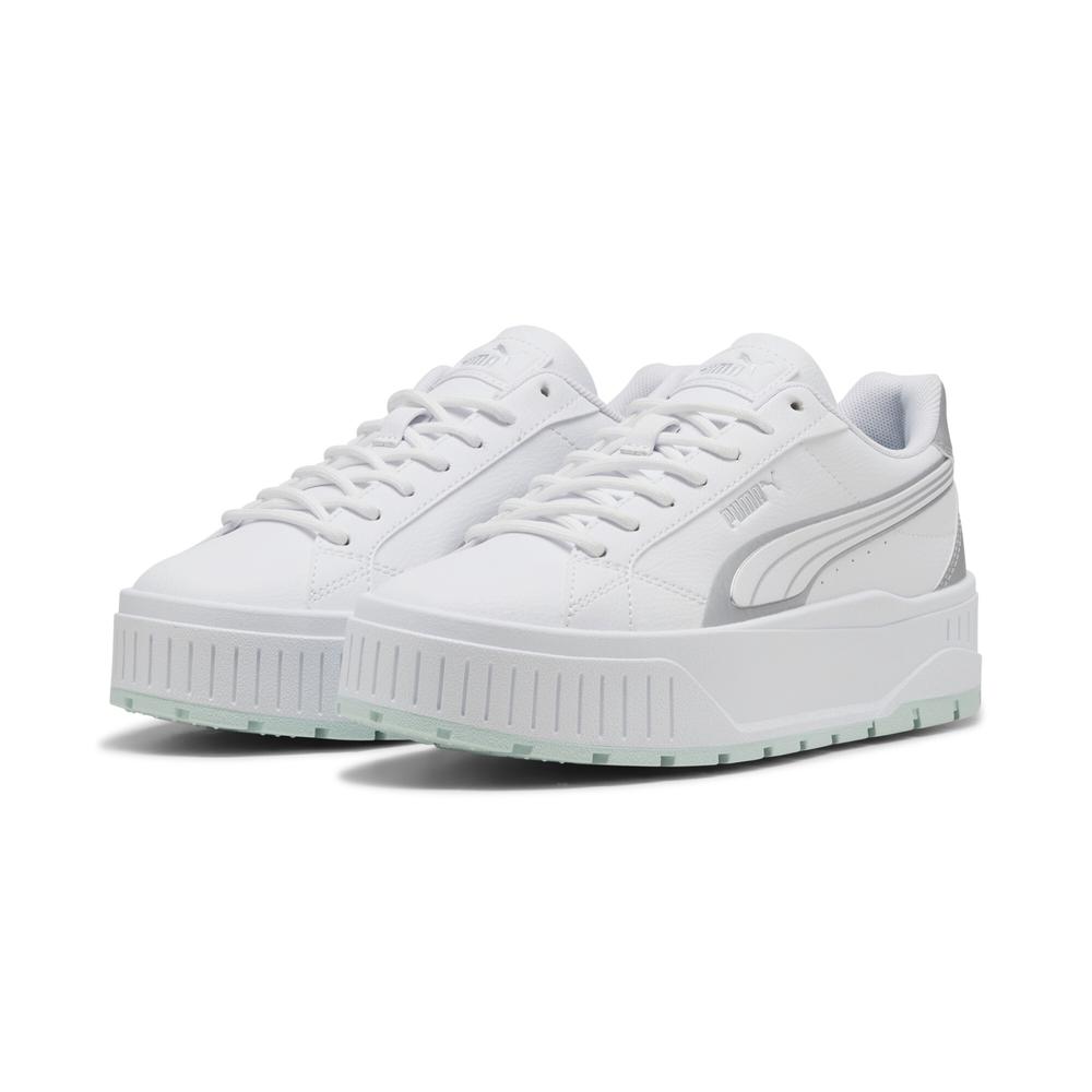 Foto 4 pulgar | Tenis Puma Karmen Ii Aqua Metallics Para Mujer Plateado