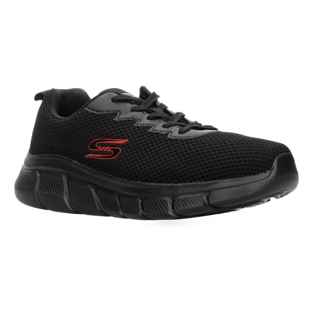 Foto 3 pulgar | Tenis Skechers Negro Para Hombre [ske1018] Rojo
