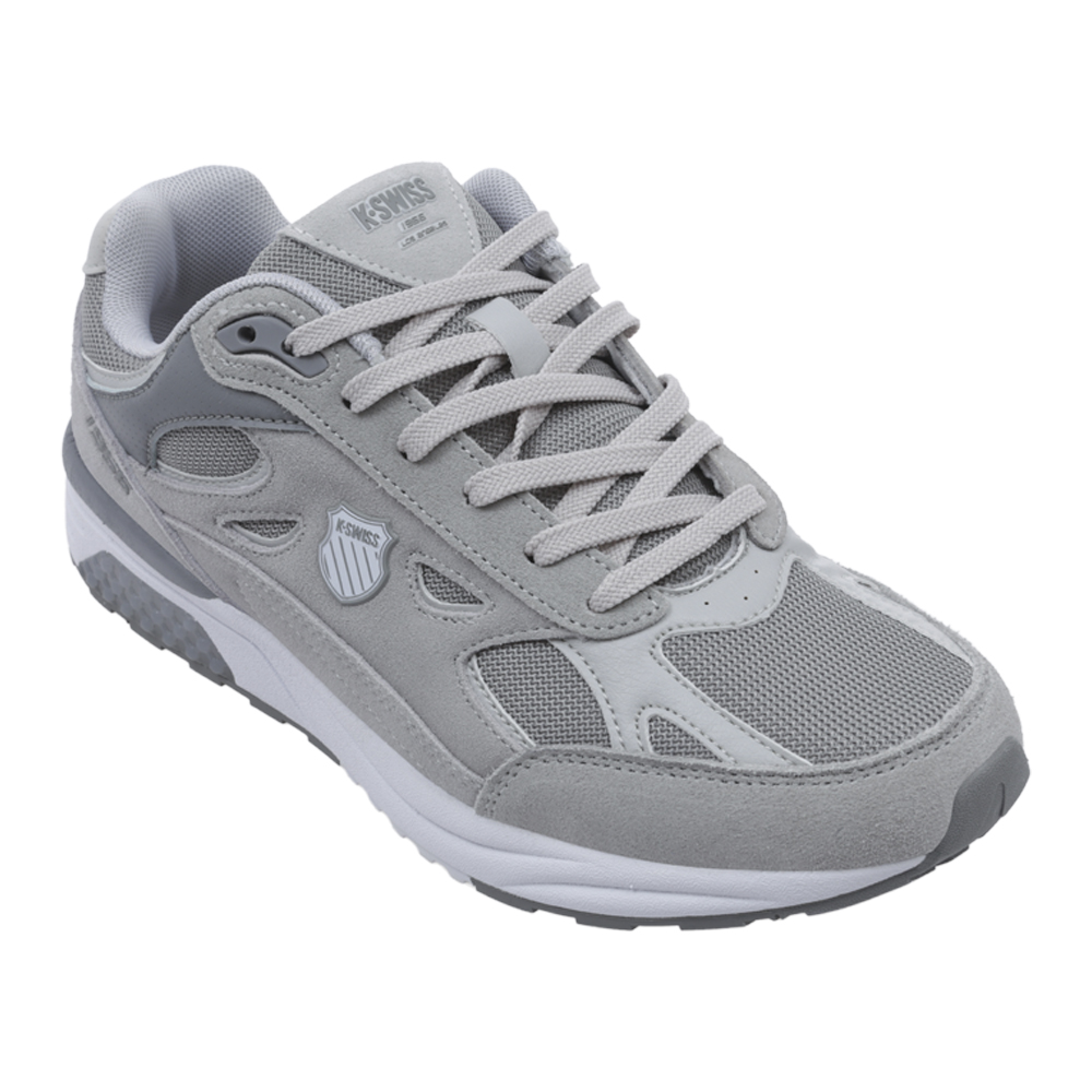 Foto 2 pulgar | Tenis  K-swiss Contender Para Hombre Color Gris-blanco