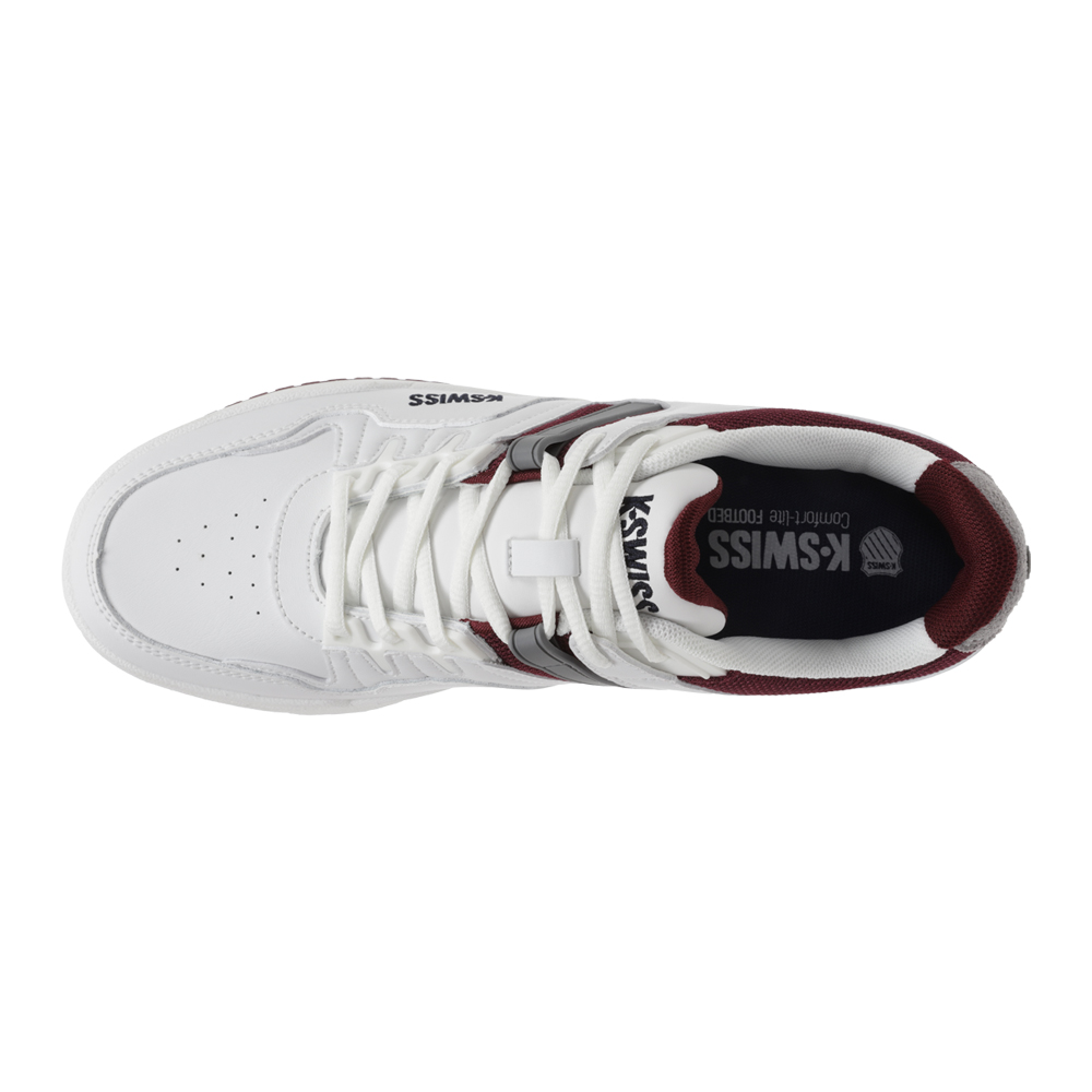 Foto 6 pulgar | Tenis K-swiss Match Rival Para Hombre Color Blanco/vino