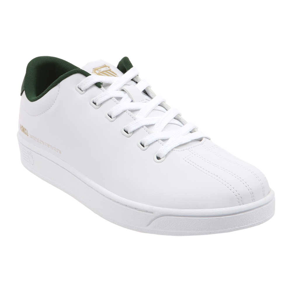 Foto 2 pulgar | Tenis K-swiss Court Local Para Hombre Color Blanco-verde