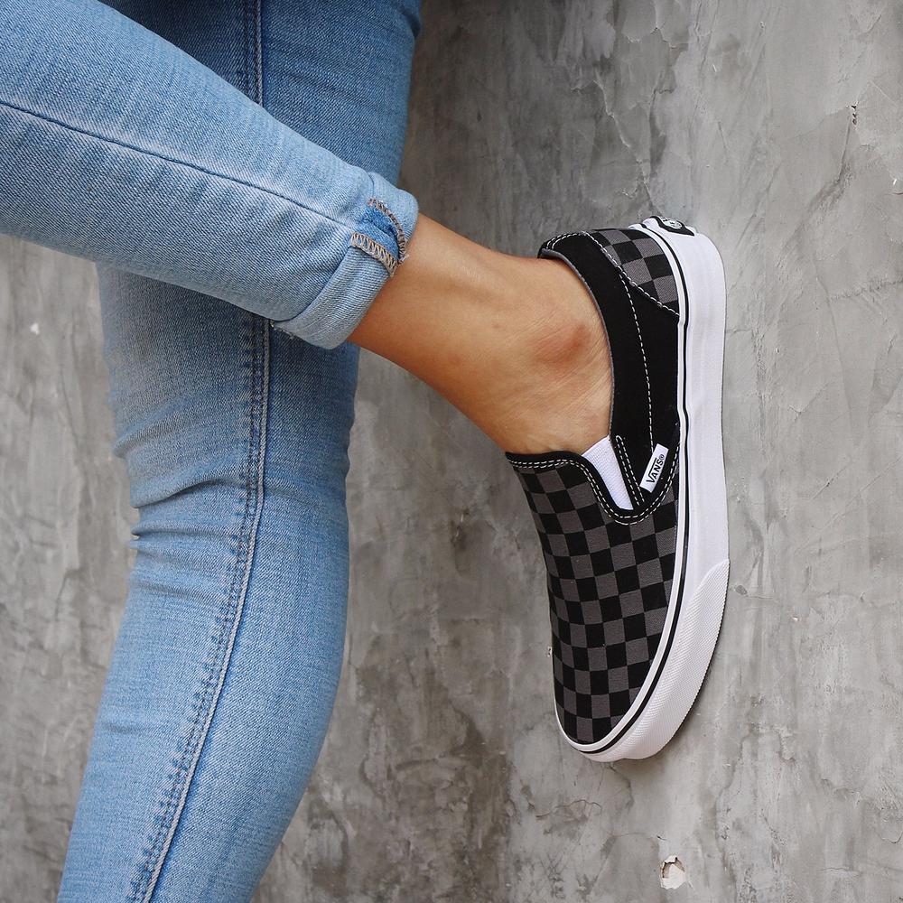 Foto 7 | Tenis Vans Classic Slip On - 0eyebpj - Gris - Unisex Gris