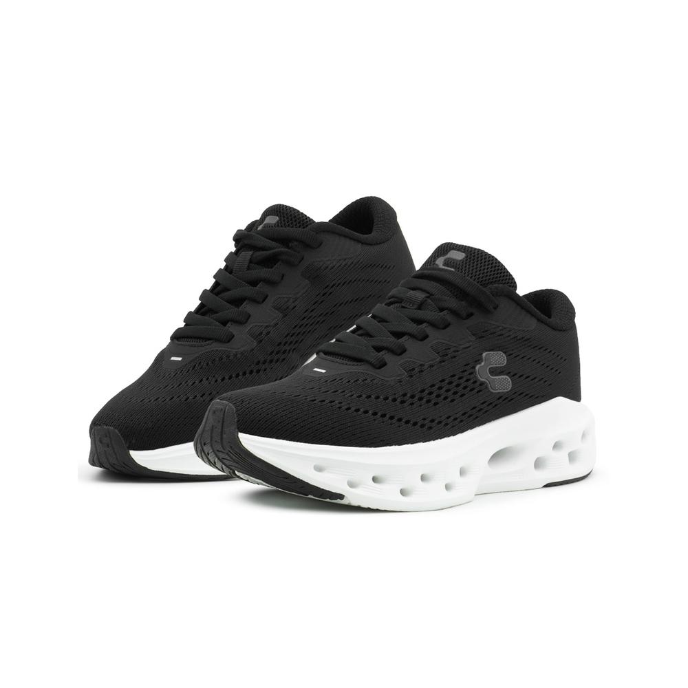 Foto 3 pulgar | Tenis Charly Para Hombre Deportivos Suela Eva Negro/blanco Negro