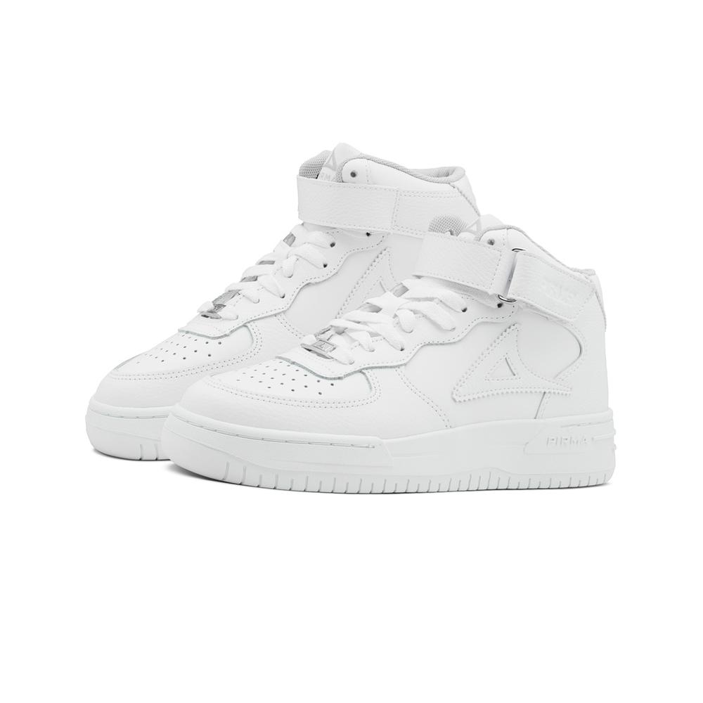 Tenis Bota Pirma Para Hombre Sneakers Piel Color Blanco Blanco