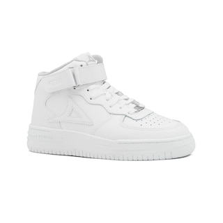 Foto 4 | Tenis Bota Pirma Para Hombre Sneakers Piel Color Blanco Blanco