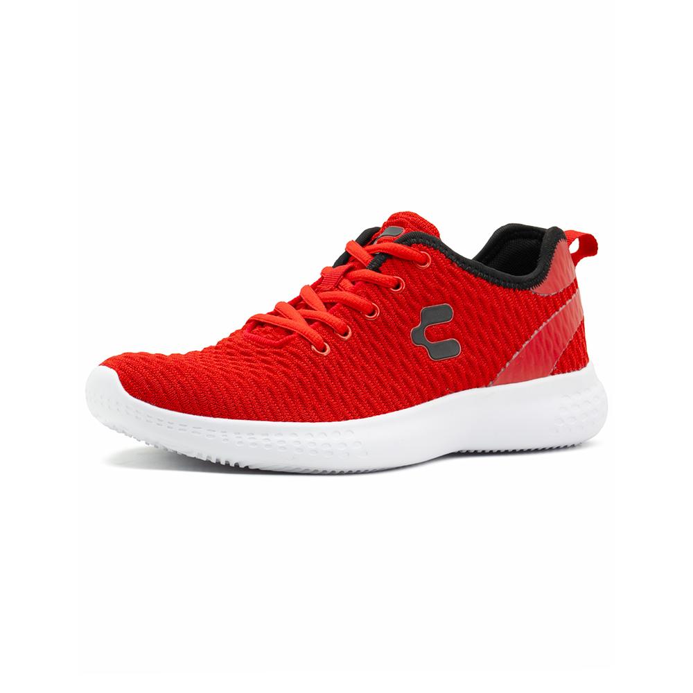 Foto 5 pulgar | Tenis Charly Para Hombre Suela Eva Running Deportivos Rojo Negro