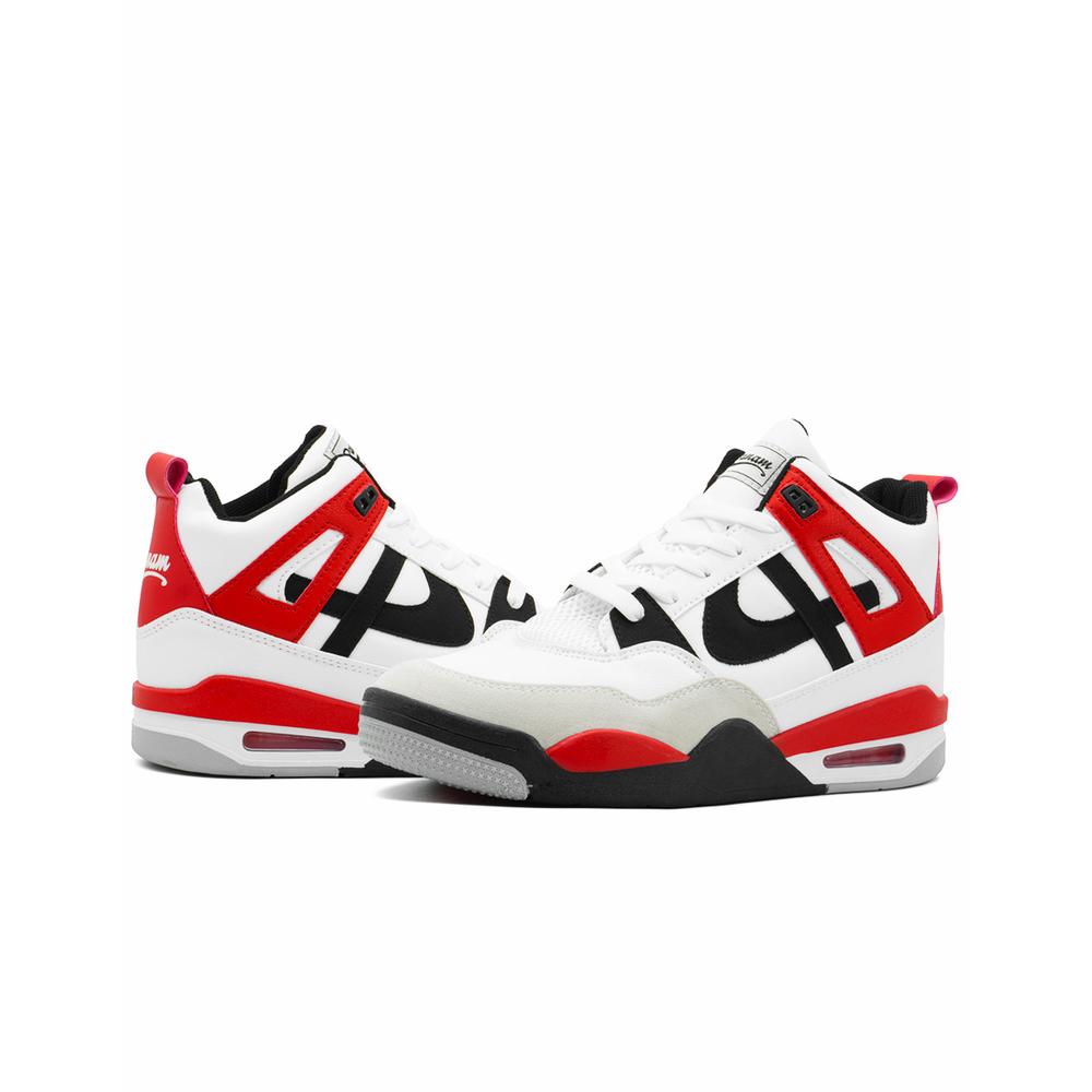Foto 4 pulgar | Tenis Bota Panam Para Hombre Antiderrapante Rojo/blanco Rojo