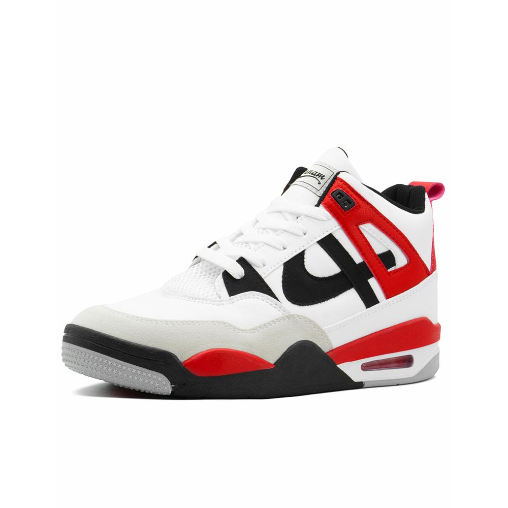 Foto 5 pulgar | Tenis Bota Panam Para Hombre Antiderrapante Rojo/blanco Rojo