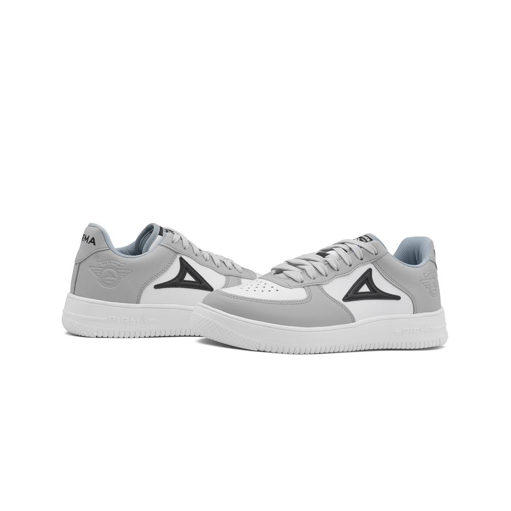 Foto 3 pulgar | Tenis Pirma Para Hombre Casuales Urbanos Gris/blanco Gris