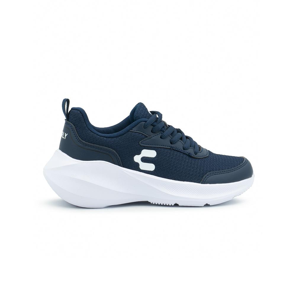 Foto 2 pulgar | Tenis Charly Para Hombre Running Deportivos Marino/blanco Azul