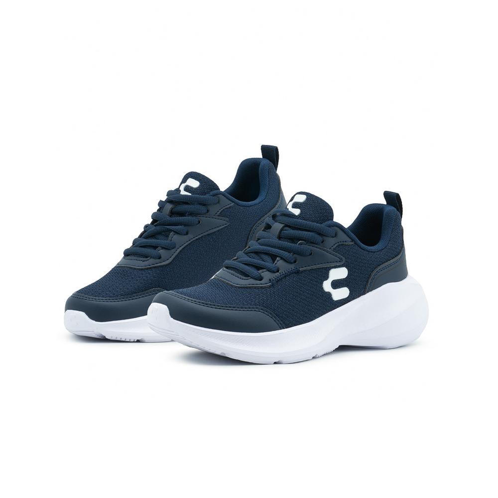 Foto 2 | Tenis Charly Para Hombre Running Deportivos Marino/blanco Azul