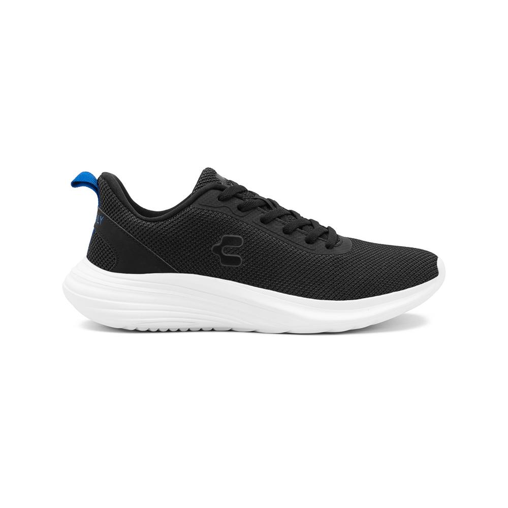 Foto 2 pulgar | Tenis Charly Para Hombre Suela Eva Running Ligeros Malla Negro