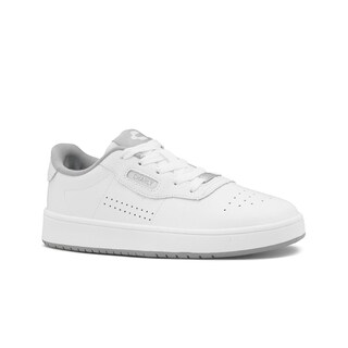 Foto 4 | Tenis Charly Escolar Para Hombre Casuales Color Blanco/gris Blanco