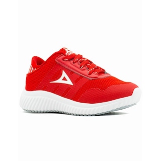 Foto 4 | Tenis Pirma Para Hombre Running Deportivos Color Rojo Rojo